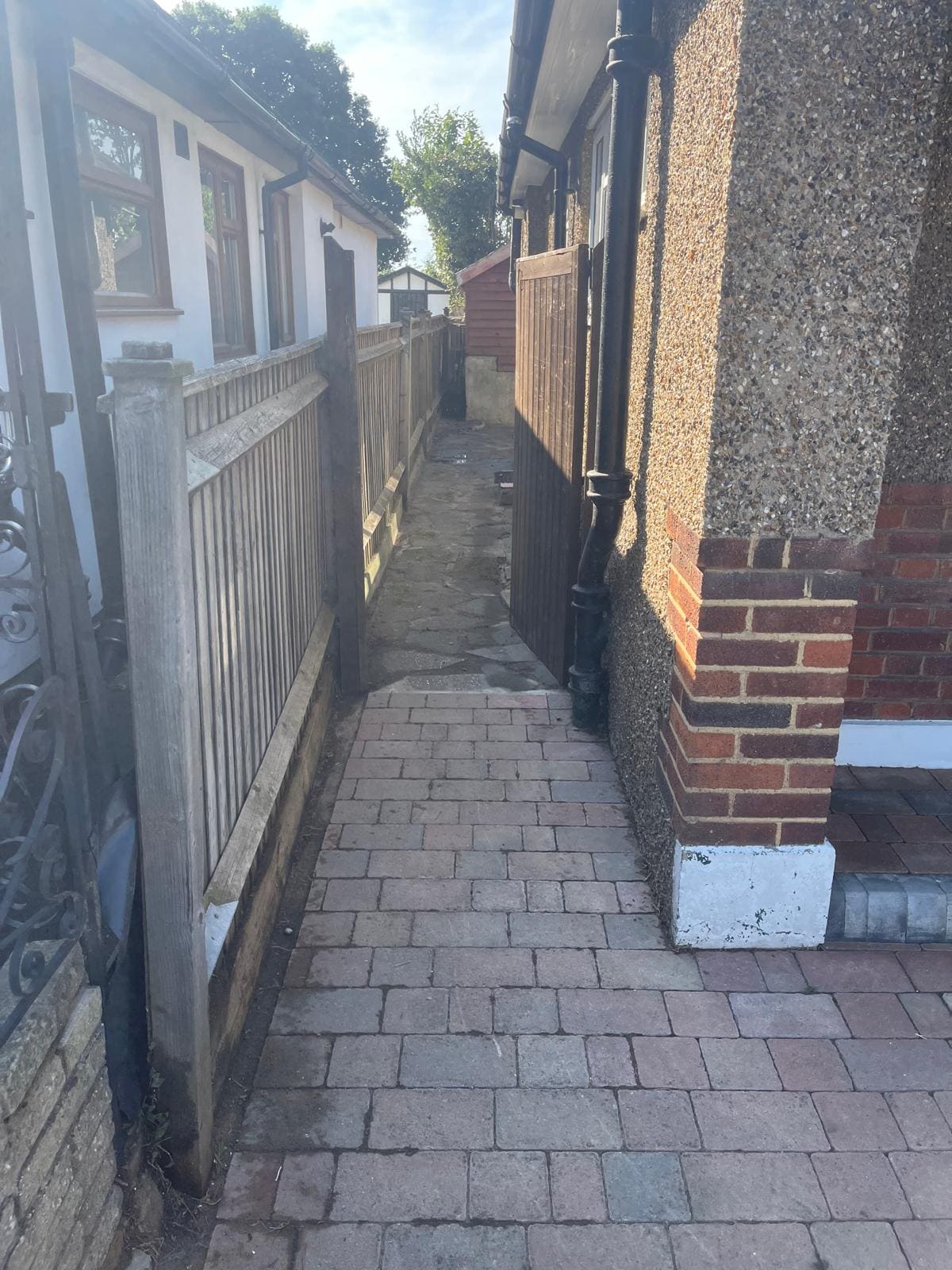 Lawn looking fresh and tidy after professional service.